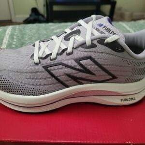 New Balance Purple and White Running Shoes